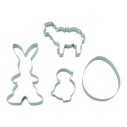 Ausstecher-Set Hase Lamm Küken Ei Ausstecher Ausstechform Keksausstecher Ostern