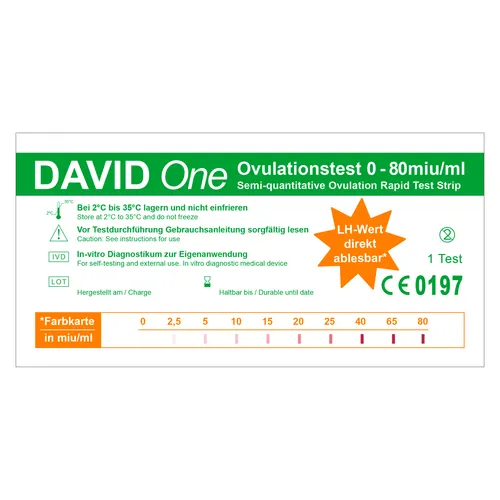 Produktbild David One Ovulationstest Streifen
