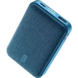 Cellularline Power Bank Glam 10000 – Elegante 10000mAh Powerbank mit LCD-Display