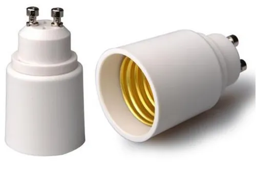Produktbild Sockel Konverter Adapter v. GU10 Fassung auf E27 Schraubengewinde 230V Umwandler