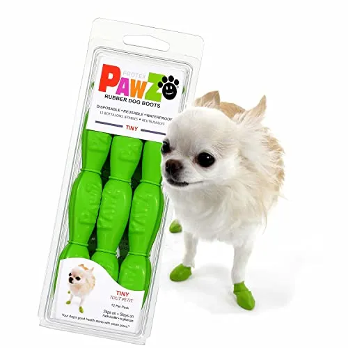 PAWZ PAWC-Tiny Hundestiefel, 12 Stück (1er Pack)