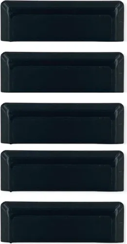 5x Wasserschlitzkappen anthrazitgrau RAL7016 mit Windstop