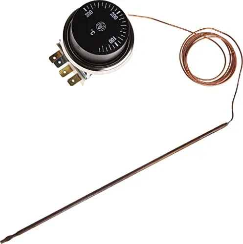 Produktbild RS PRO Kapillar-Regler Thermostat 1-poliger Wechsler, +50°C Schließen / +310°C Öffnen, 250V ac / 16A