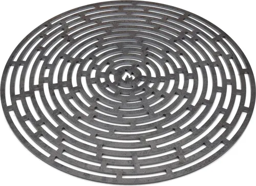 Grillrost.com BBQ Grillrost – Massiver Kohlerost und Ascherost für Feuerschalen - Grillroste für Feuerschalen, extra massiver und langlebiger Stahl sorgt für raucharmes Brennen und optimale Belüftung, Made in Germany