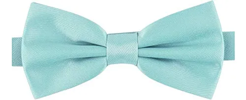 Ladeheid Herren Schmale Fliege M (12cm x 6cm), Minze, 12cm x 6cm
