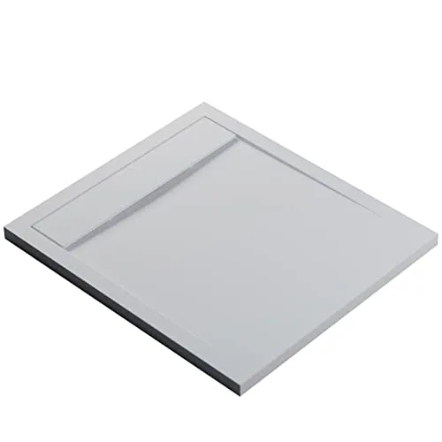 BERNSTEIN Duschtasse 100x90 cm Weiß matt - Duschkabinen & -wände, flache Bauhöhe für einfachen Zugang und modernes Design aus langlebigem Mineralguss.