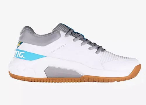 Salming Hallen-Indoorschuhe Recoil Ultra für Damen, Größe 42 (US 10) - Optimaler Hallenschuh für ambitionierte Spielerinnen. Bietet hervorragende Stabilität und Komfort, ideal für schnelle Bewegungen. Die Recoil+ Mittelsohle sorgt für ein federndes Laufgefühl.