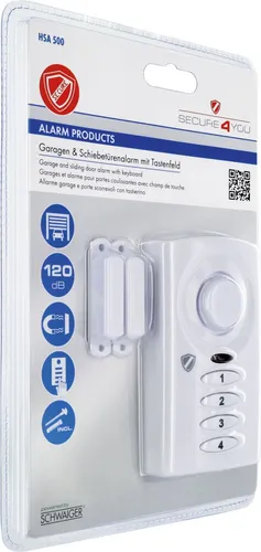 Schwaiger Garagen- und Schiebetürenalarm mit Tastenfeld