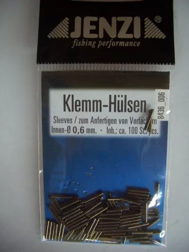 Jenzi Klemm Hülsen, 0,6mm 100 Stück Klemmhülsen von JENZI