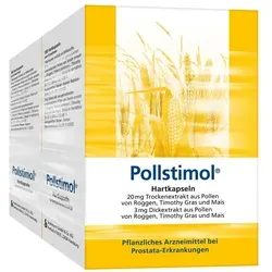 Pollstimol Hartkapseln - Pflanzliches Arzneimittel bei Prostata-Erkrankungen, lindert Miktionsbeschwerden und verbessert Lebensqualität