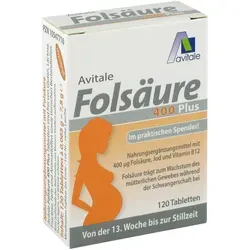 Folsäure 400 Plus 120 St