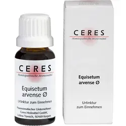 CERES Equisetum arvense Urtinktur 20 ml - Homöopathische Einzelwirkstoffe zur Unterstützung der Gesundheit, ideal für die natürliche Behandlung von Harnwegserkrankungen.