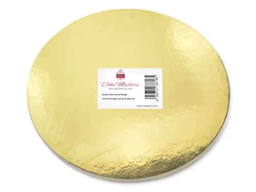 Pati-Versand Golden Plate 25cm Gold glänzend 6 Stück