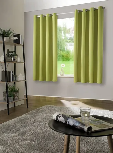 Vorhänge & Gardinen Grün von Heimtexland