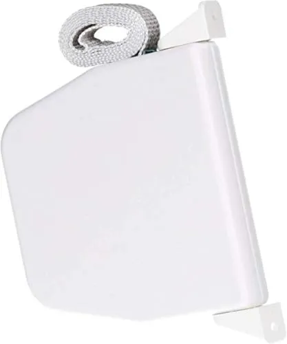 Schellenberg Mini Aufschraubwickler mit Rollladengurt - Rollladengurtwickler & Zubehör, 180° schwenkbar für einfache Bedienung und optimale Anpassung an unterschiedliche Fensterpositionen.