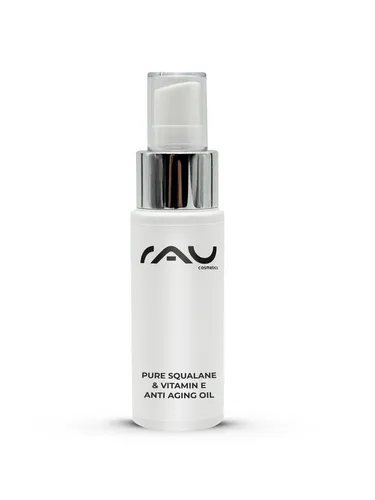 RAU Cosmetics Pure Squalane & Vitamin E Gesichtsöl 50 ml - Hochwertiges Gesichtsöl mit Squalan und Vitamin E für alle Hauttypen. Feuchtigkeitsspendend und ideal zur täglichen Pflege. Einfach anzuwenden für ein frisches Hautgefühl.