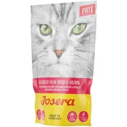 Josera Katzen-Nassfutter Pate Gulasch vom Rind und Huhn 85 g