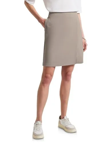 Rock mit seitlichem Schlitz - Damenrock mit seitlichem Schlitz und praktischen Taschen, aus komfortablem Viskosemix mit Stretch für optimale Bewegungsfreiheit.