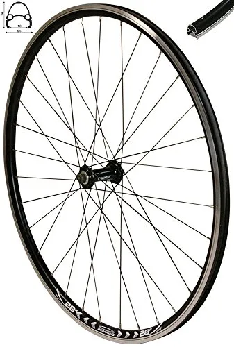 Redondo 28 Zoll Vorderrad Laufrad mit Hohlkammerfelge von Redondo