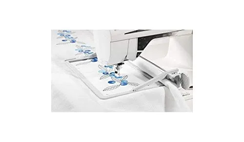 Husqvarna Viking Mega Endless Hoop 260 x 150 mm - Rechteckiger Stickrahmen aus Kunststoff - Kreuzstich-Rahmen mit Mega Endless Hoop für nahtloses Sticken, ideal für kreative Projekte und vielseitige Anwendungen.