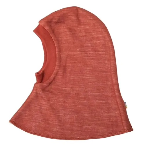 Joha Baby Kinder Jungen Mädchen Schalmütze Merino-Wolle/Bio-Bambus, Größe:48, Farbe:Chili red