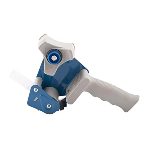 D.RECT Paketbandabroller – Klebeband Abroller bis 50 mm Breite – Profi Paketklebeband Abroller mit Griff – Klebebandspender für Kartons, Umzug & Versand