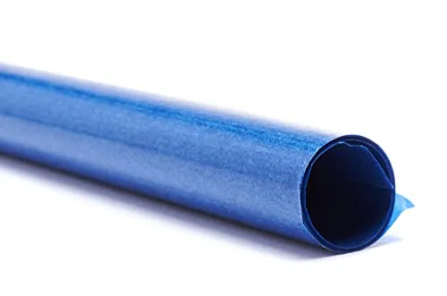 Transparentpapier blau 70cm x 100cm einzelne Rolle