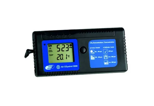 TFA Dostmann Airco2ntrol 3000 CO2-Messgerät - Hygrometer zur präzisen Überwachung der CO2-Konzentration mit akustischem Alarm und Temperaturanzeige für optimale Luftqualität in Schulen und Büros.