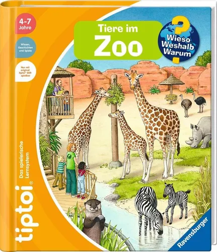 Ravensburger 49305 tiptoi® Tiere im Zoo von Ravensburger
