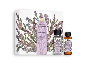 Yves Rocher ESSENCES BOTANIQUES Geschenkset Parfum - Hautpflegesets & -kits – Beruhigendes Geschenkset mit Eau de Parfum und Massageöl, ideal für Entspannung und Stressabbau durch die harmonisierenden Noten von Lavendel.