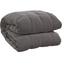 vidaXL Gewichtsdecke 220x230cm - Schlafhilfe und Entspannungsdecke - Bettdecken – Diese 11kg schwere Gewichtsdecke sorgt für entspannenden Druck und optimale Schlafqualität. Atmungsaktiver Stoff und hypoallergene Füllung für besten Komfort.