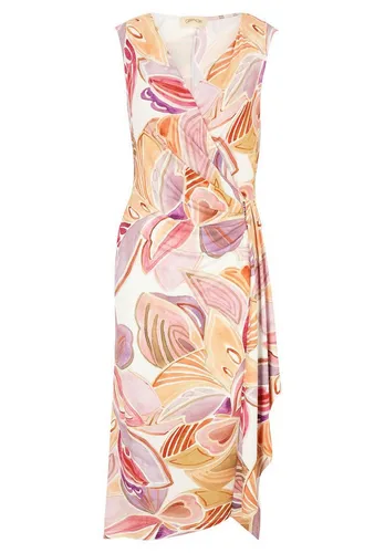 Cartoon Damen Jerseykleid mit Raffung 38, Cream/Rosé in weiß von Cartoon