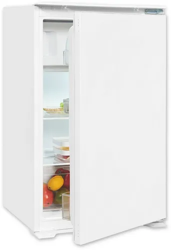 exquisit Einbaukühlschrank EKS131-4-E-040D 88 cm, Energieeffizienzklasse D - Kühlschrank mit 4-Sterne-Gefrierfach, Abtauautomatik und LED-Innenbeleuchtung für optimale Lagerbedingungen. Ideal für kleine Küchen mit wenig Platz.