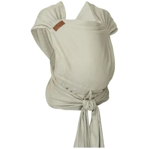 Hoppediz Babytrage Hop-Tye Advanced Elba - Ergonomische Babytrage für Babys ab Geburt (2,5 - 20 kg), unterstützt die gesunde Anhock-Spreiz-Haltung und bietet individuellen Tragekomfort durch Tuchträger und gepolsterten Bauchgurt.