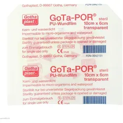 Gota-Por PU Wundfilm 10x6 cm steril Pflaster 1 St