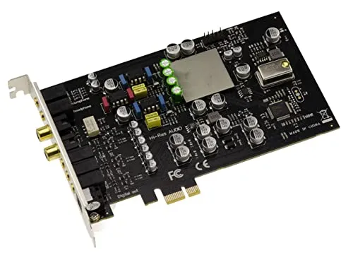 KALEA-INFORMATIQUE PCIe Karte HiFi HD 7.1 192KHz 24bit 122db Tonverstärker mit TCXO 0.1ppm - CMedia Oxygen CM8828.