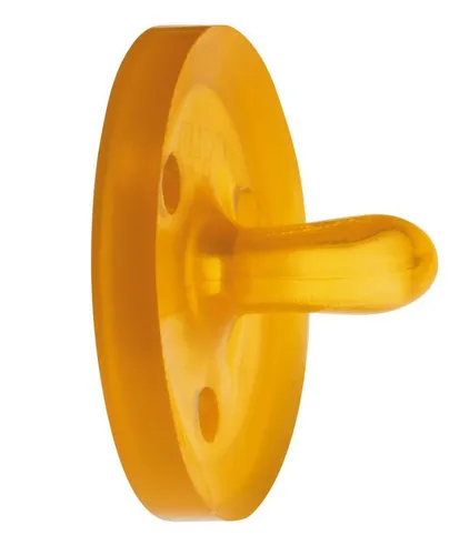 GOLDI Sauger Naturform Oval L in gelb von GOLDI