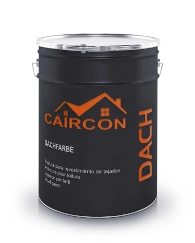 Dachfarbe Sockelfarbe Dachbeschichtung Farbe für Dachziegel Rustikal Rot - 5L