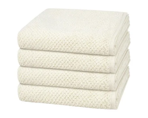 Cawö Handtuch Set Pure, 4-teilig in weiß von Cawö