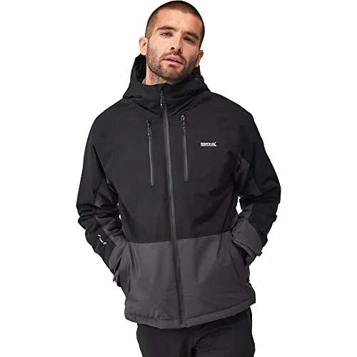 Regatta Herren Mens Highton Stretch III Waterproof Jacket Regenjacke, Black, XL