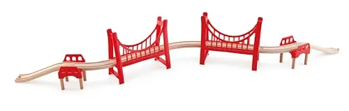 Hape Eisenbahnwelt Große Doppel-Hängebrücke