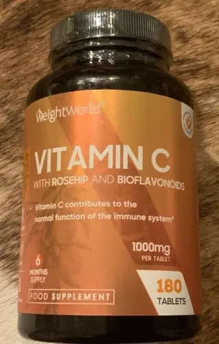 WeightWorld Vitamin C - 180Tabletten -Immunsystem Vegan