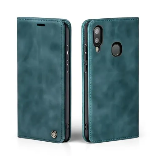 Handy Hülle für Samsung Galaxy A20e - Klapphülle mit 360 Grad Schutz und Kartenfächern - Handyhüllen mit hochwertigem Kunstleder und Magnetverschluss für optimalen 360 Grad Schutz. Edles Design mit Geld- und Kartenfächern für mehr Funktionalität.
