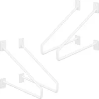 ML-Design Regalhalterung 220 mm Weiß