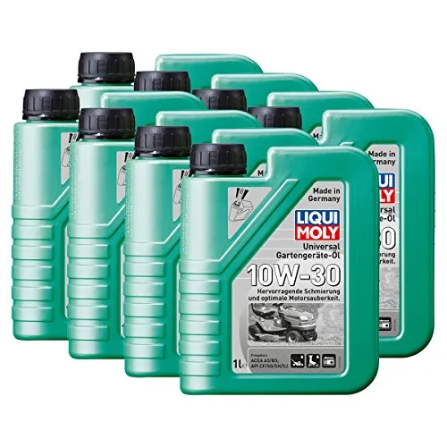 8x LIQUI MOLY 1273 Universal Gartengeräte-Öl 10W-30 4-Takt 1L