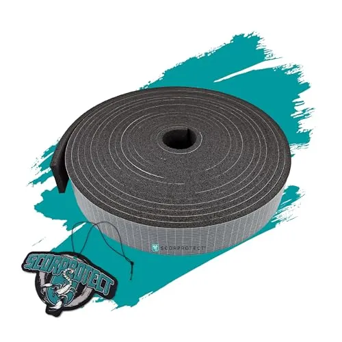 Armaflex original XG Kautschuk Streifen Zuschnitt + Scorprotect® Duftbaum (schwarz, 19 mm selbstklebend x 5 cm x 6 m)