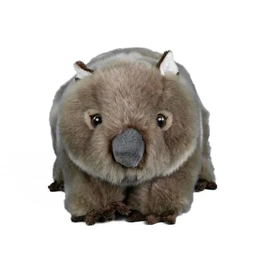 Teddys Rothenburg Plüschwombat 28 cm - Kuscheliger Wombat aus weichem Plüsch, 28 cm groß, maschinenwaschbar bis 30°C – ideal zum Spielen und Schmusen.