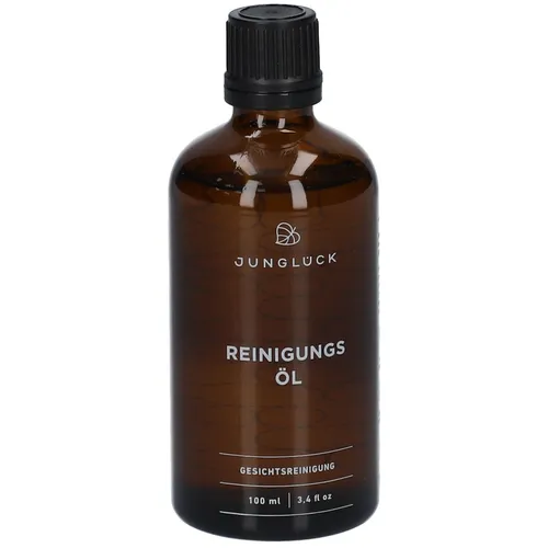 Junglück Reinigungsöl vegan 100ml - Tagespflege, 100% veganes Reinigungsöl für sanfte und gründliche Reinigung der Haut, ideal für eine natürliche Schönheitspflege.