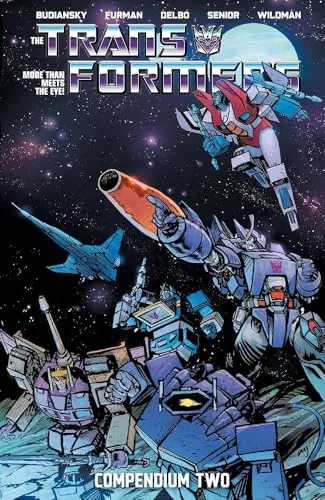 The Transformers Compendium 2 - Manga über die epischen Abenteuer der Transformers, perfekt für Fans und Sammler, die die gesamte Geschichte in einem Band erleben möchten.
