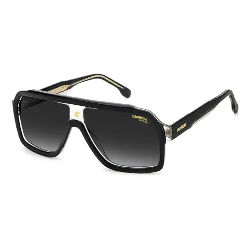 CARRERA Herren 1053/S Sonnenbrille, 08A, 60 - Quadratisch und stylisch - Sportbrillen mit dunklem Farbverlauf, aus Acetat gefertigt, ideal für aktive Männer, die Wert auf Stil und Funktion legen.